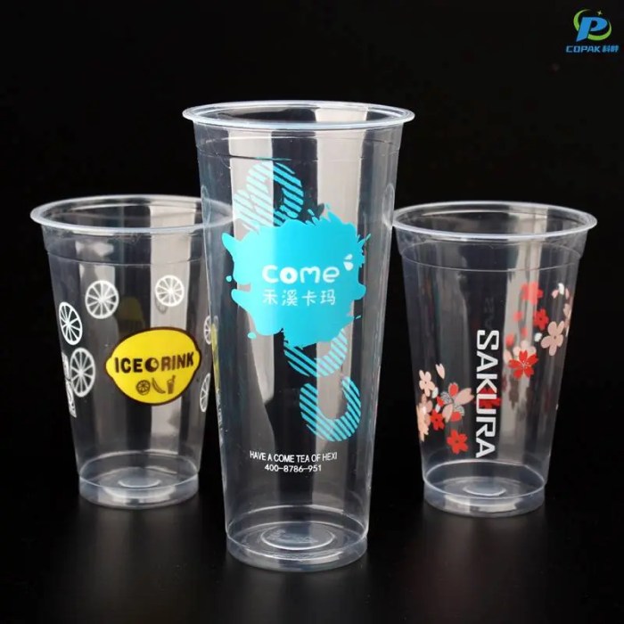 Contoh desain gelas plastik