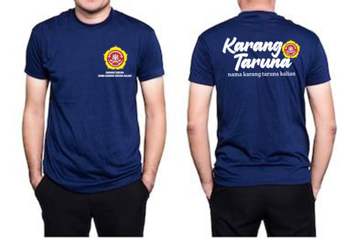 Contoh desain baju karang taruna