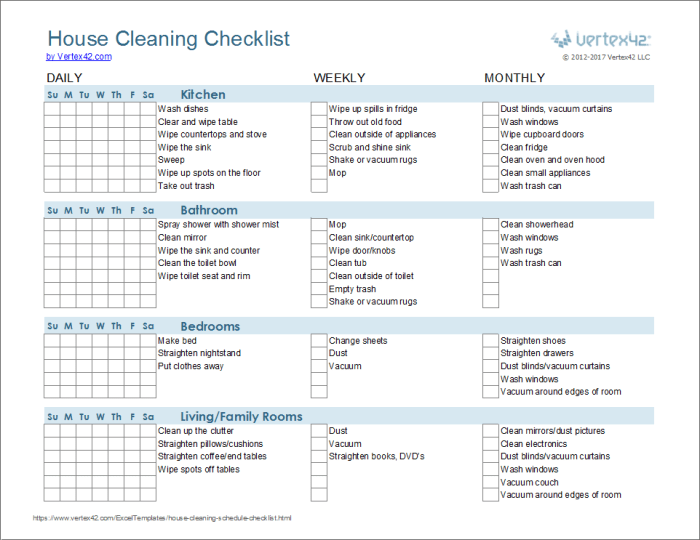 Contoh desain jadwal piket kelas