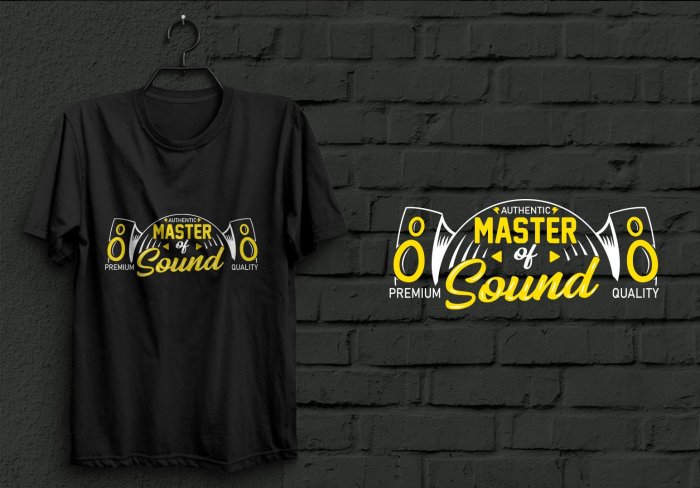 Contoh desain kaos sound system